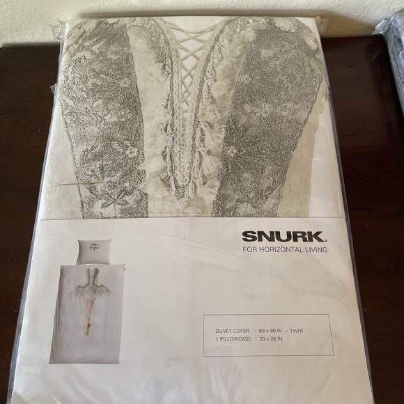 Snurk Bedding Set Duvet Pillowcase Ballerina Ballet Dancer Kids Photo Print Twin - Picture 5 of 5